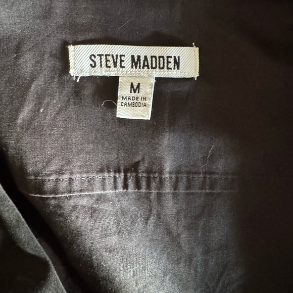 Steve Madden Black Amanda Mini Dress Size Medium - Picture 10 of 10